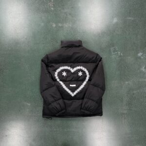 Carsicko Black Puffer Jacket