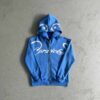 Carsicko Full Zip Blue Hoodie