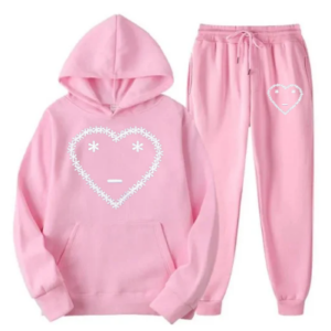 Carsicko Pink Heart Tracksuit